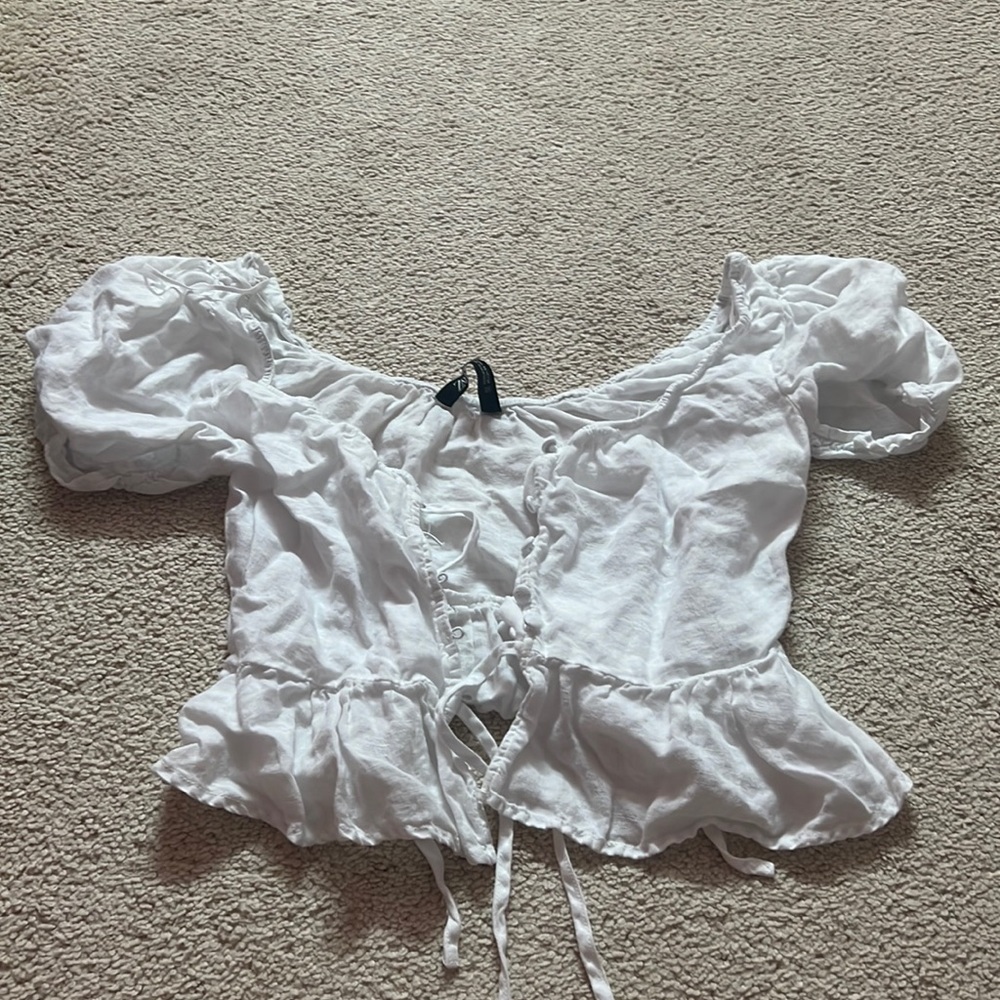 Zara White Top